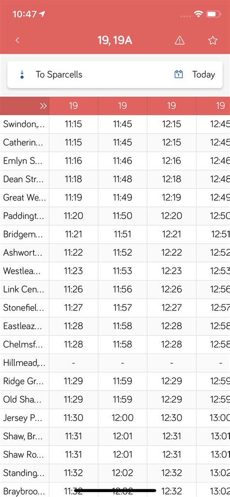 swindon buses timetable.